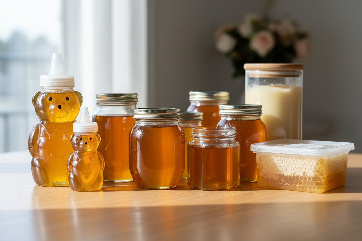 Honey Jars & Storage